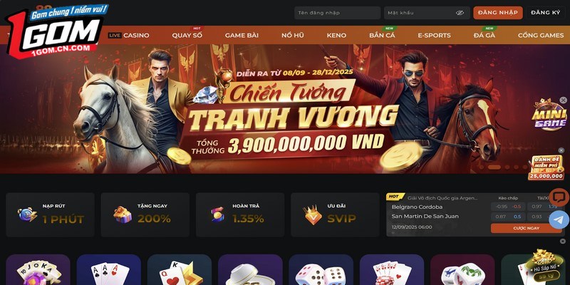 Giao diện nhà cái thiết kế thân thiện, mang đến trải nghiệm mượt mà